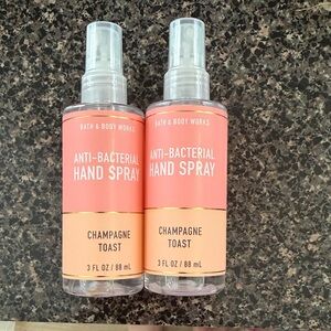 Two Bath & Body Works Champagne Toast Hand Spray 3 fl oz